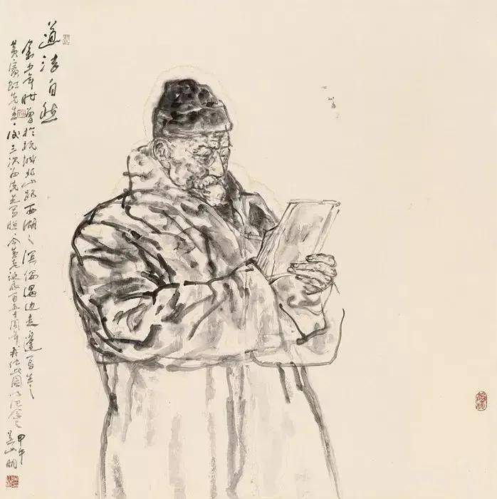 吴山明当代中国人物画坛具有代表性的画家,浙派人物画杰出代表.
