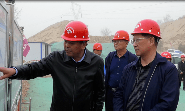 白银市政府副秘书长黄天军,市水务局,平川区政府,兴电工程管理局主要