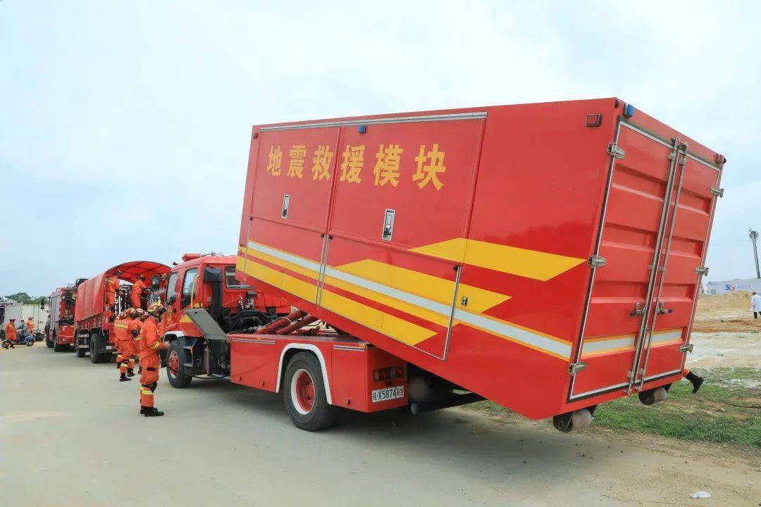 保障打赢 ——2021年广西跨区域地震救援实战演练战勤保障纪实_装备
