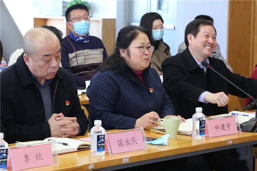 科建宇致欢迎辞,表达了对连中国老师的欢迎和感谢,表示北京四中房山
