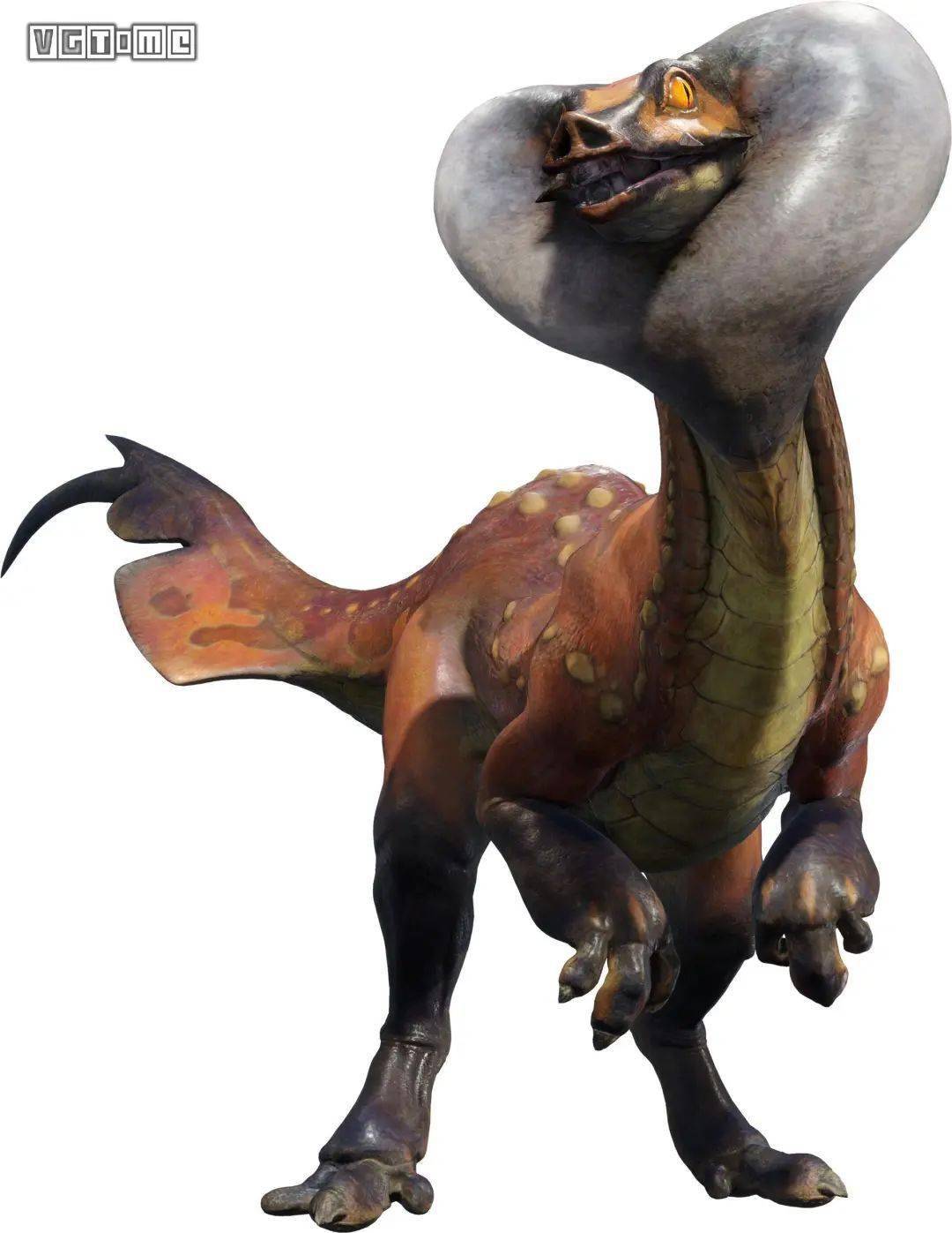 毒狗龙王会统率族群,以集体行动围捕猎物.