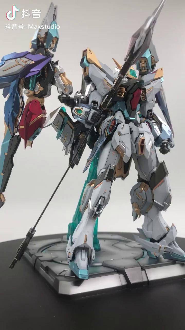 改色零重力审判太帅了高达模型max模社高达模型制作