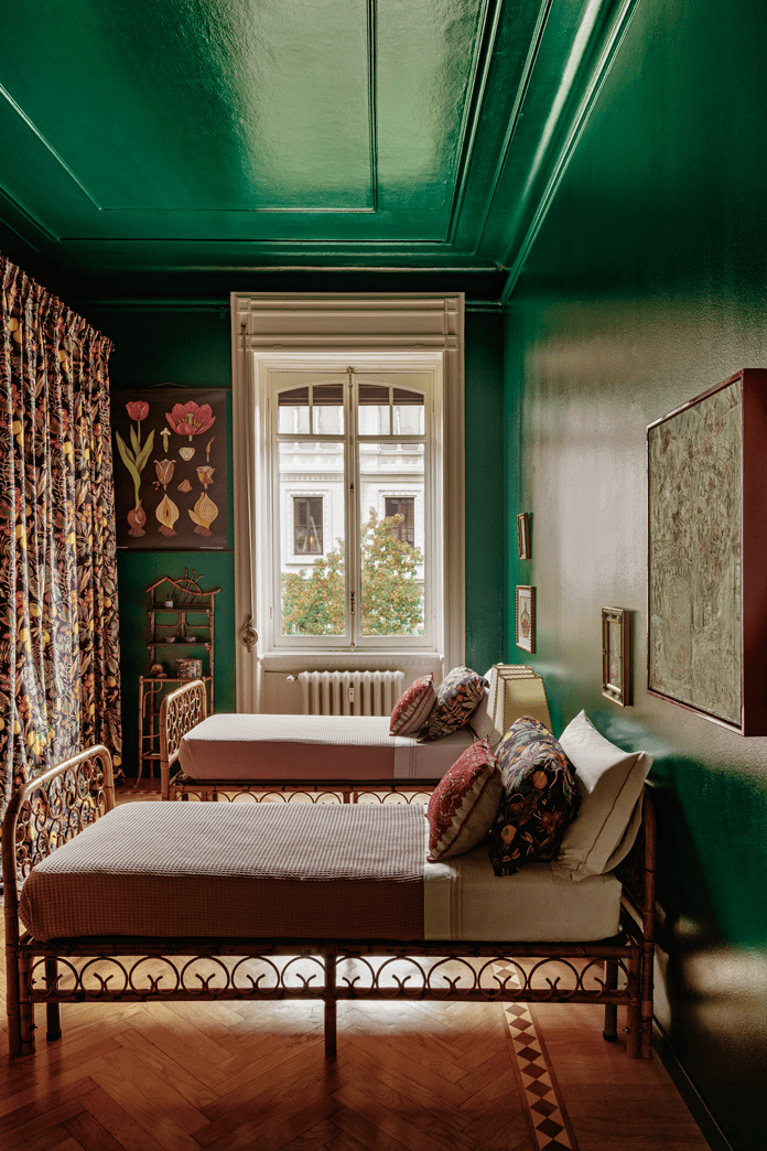 color topic | 复古装饰下的折衷主义设计,呈现惊人的色彩生命力