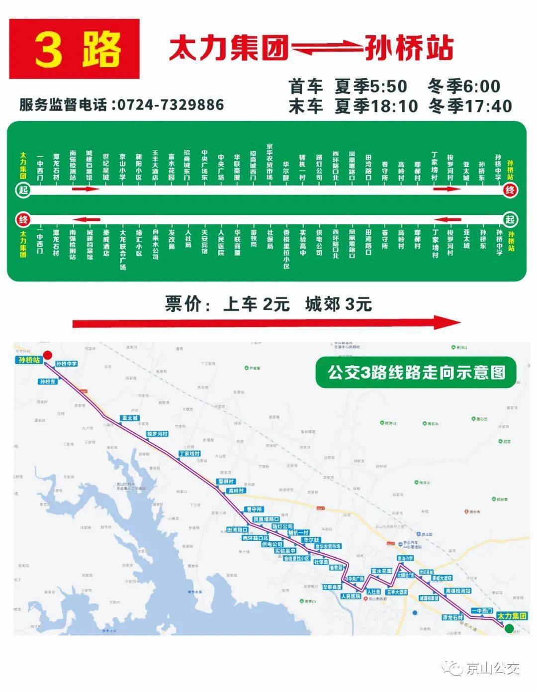 京山最全公交车路线来了建议收藏