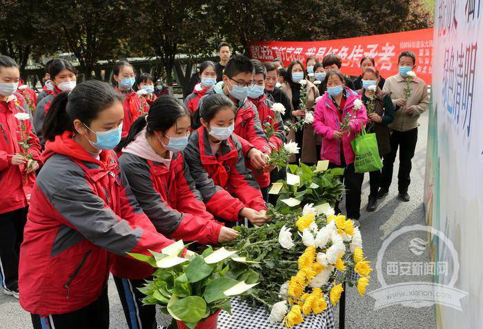 柏樹林街道4個社區聯合舉辦清明節文明祭奠活動