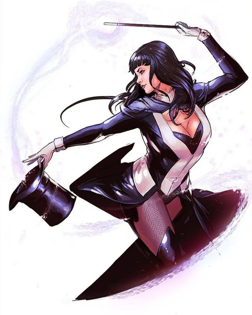 扎坦娜是dc漫画中最有名的女魔法师,跟地狱神探康斯坦丁很多时候都算