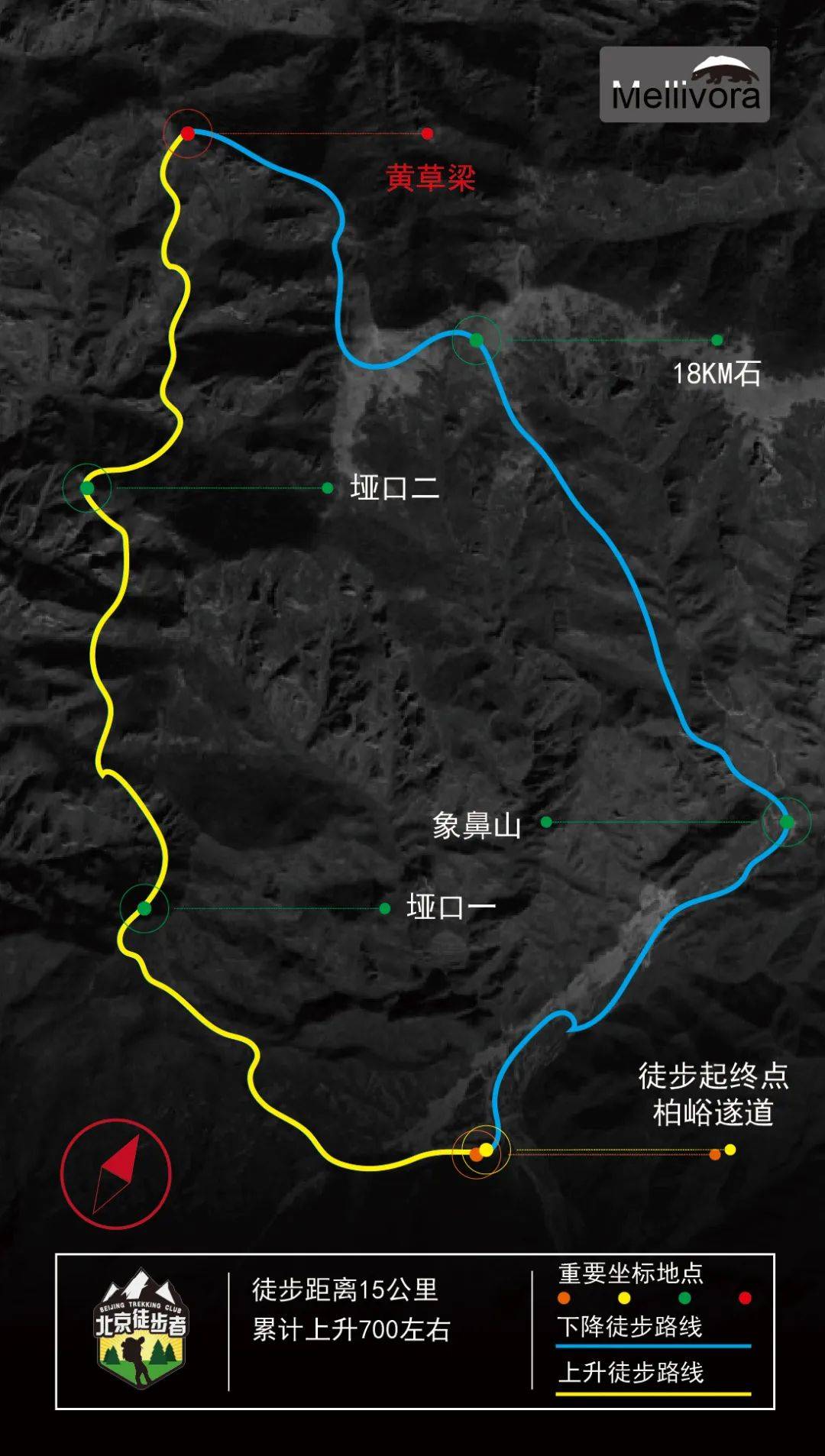 【初级强度】3月27日黄草梁15公里环穿