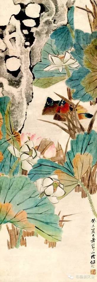 任伯年 荷花蜻蜓