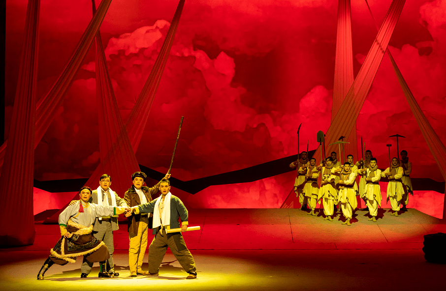 67学党史明初心践使命现代京剧七个月零四天演出圆满成功