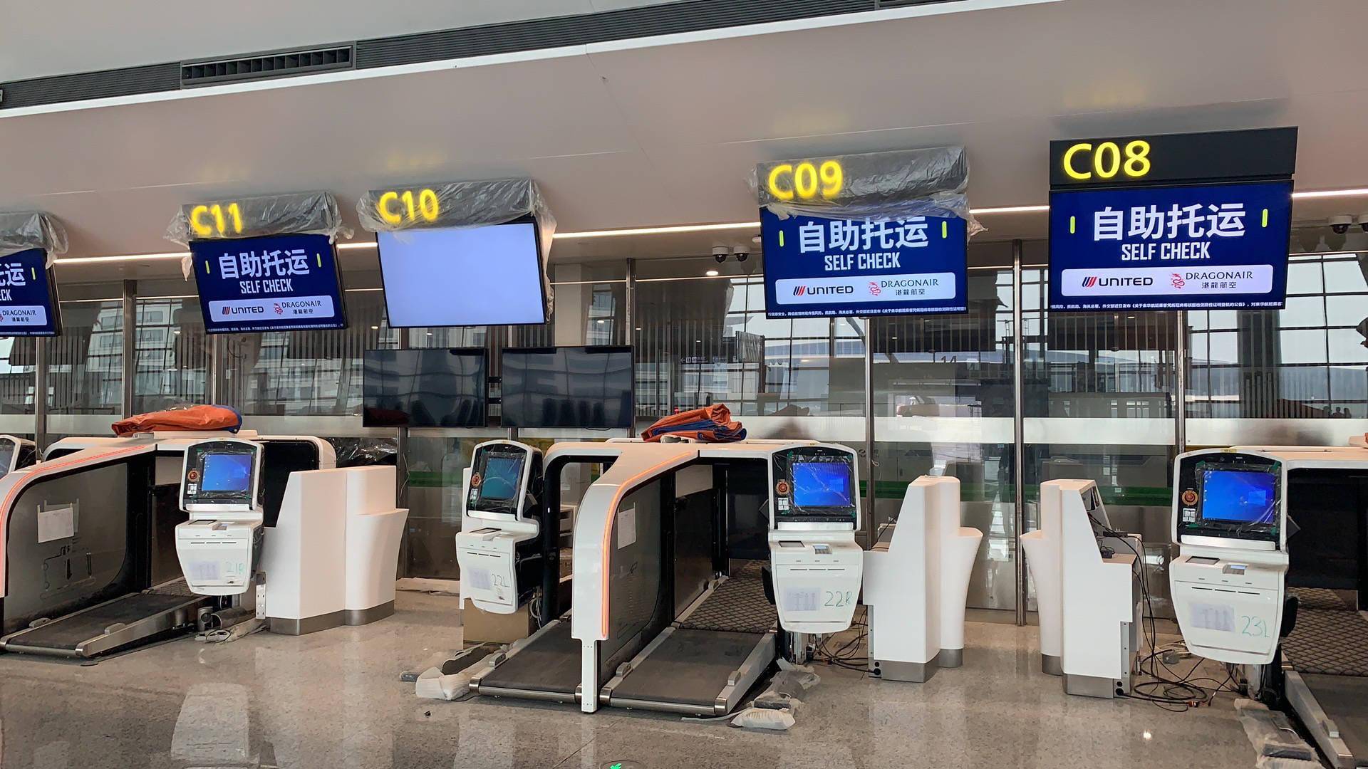 值机口"天府国际机场与大部分机场不同的地方还有一个,那就是机场