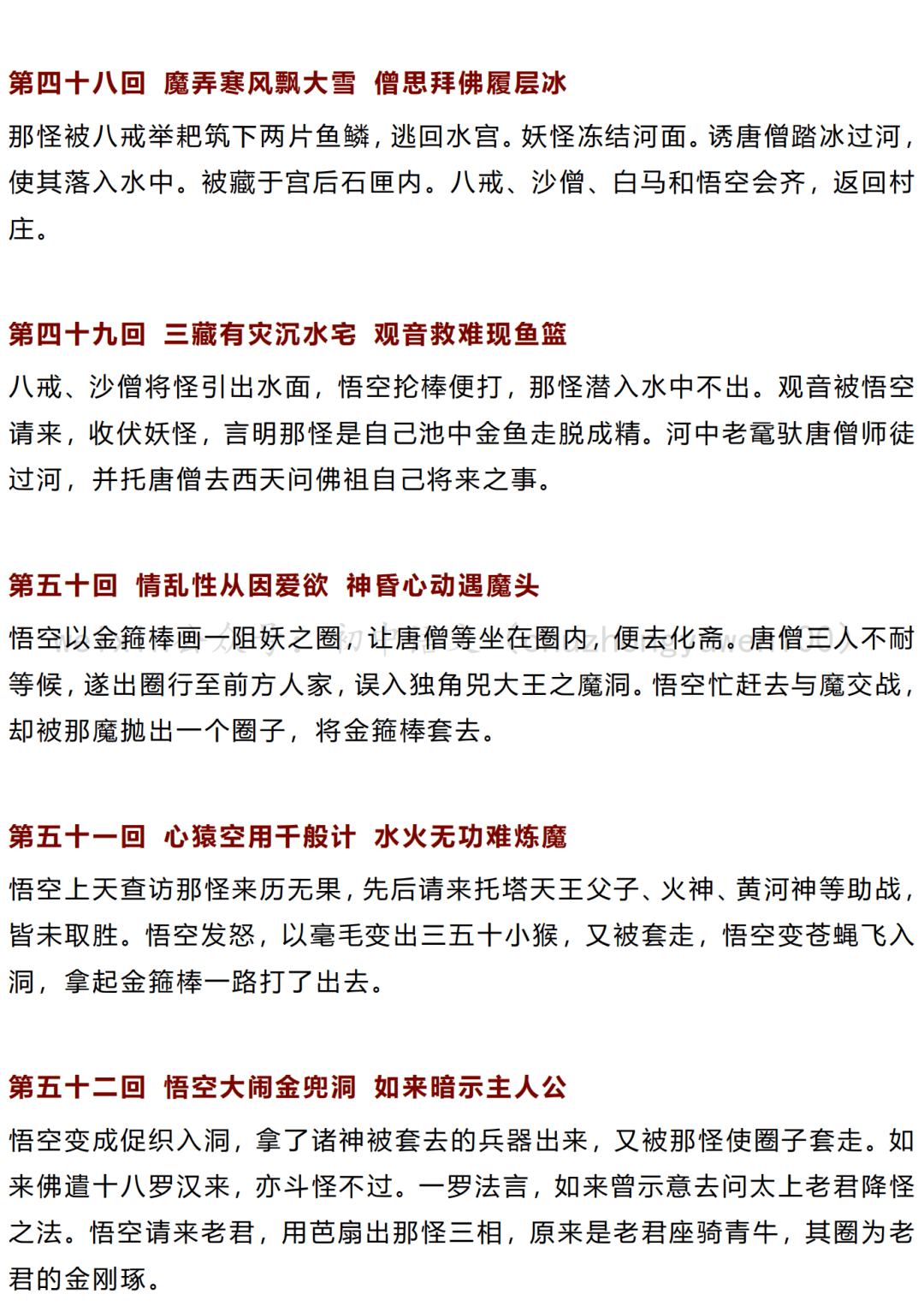 初中語文10分鐘讀完西遊記12個主要人物簡介100回內容概括覆蓋名著題