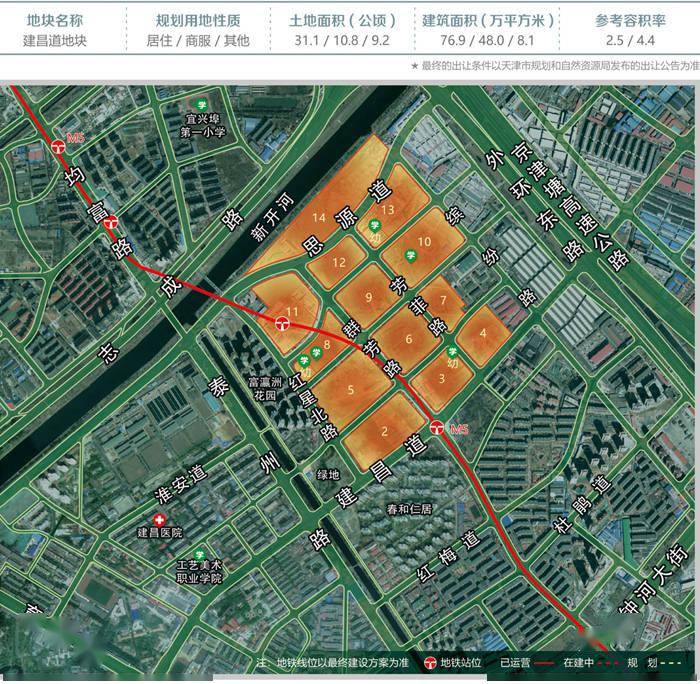 獨家梳理天津城投17宗土地推介:7大環內項目,10大航母板塊