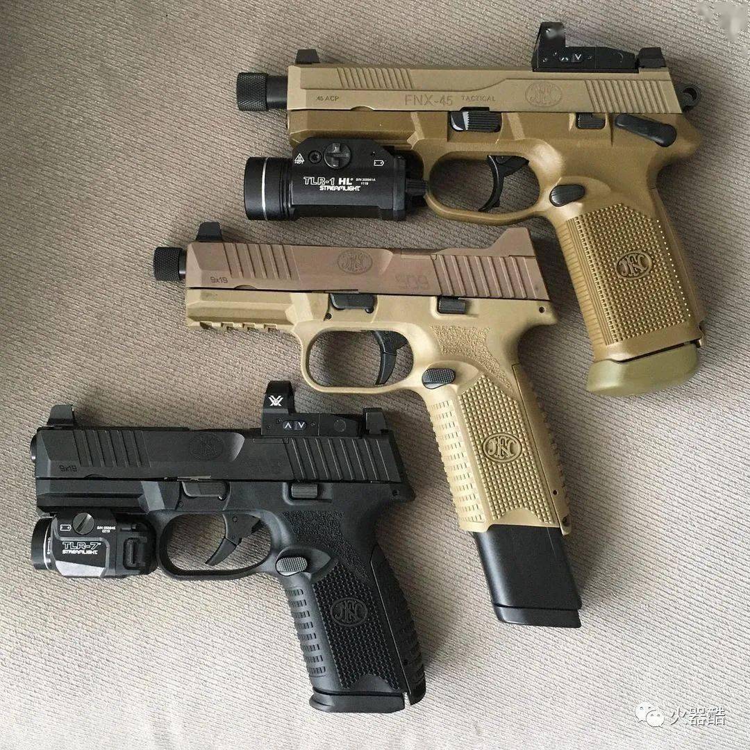 大牌出品比利时fn公司fn509系列手枪美图