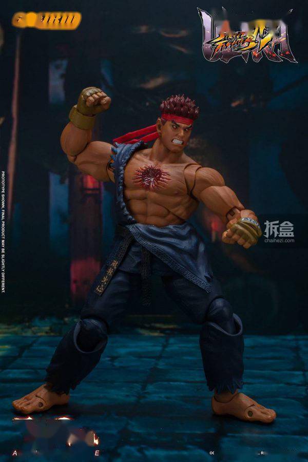 storm toys 街頭霸王Ⅳ evil ryu 殺意隆 可動人偶