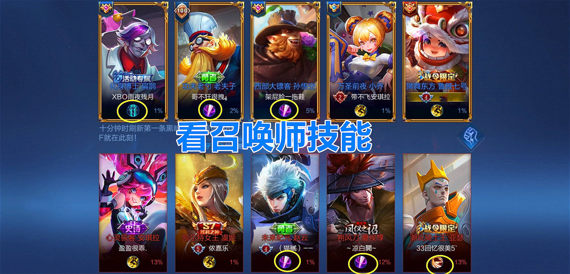 王者荣耀面板信息能告诉我们什么下个赛季再不知道根本没法玩