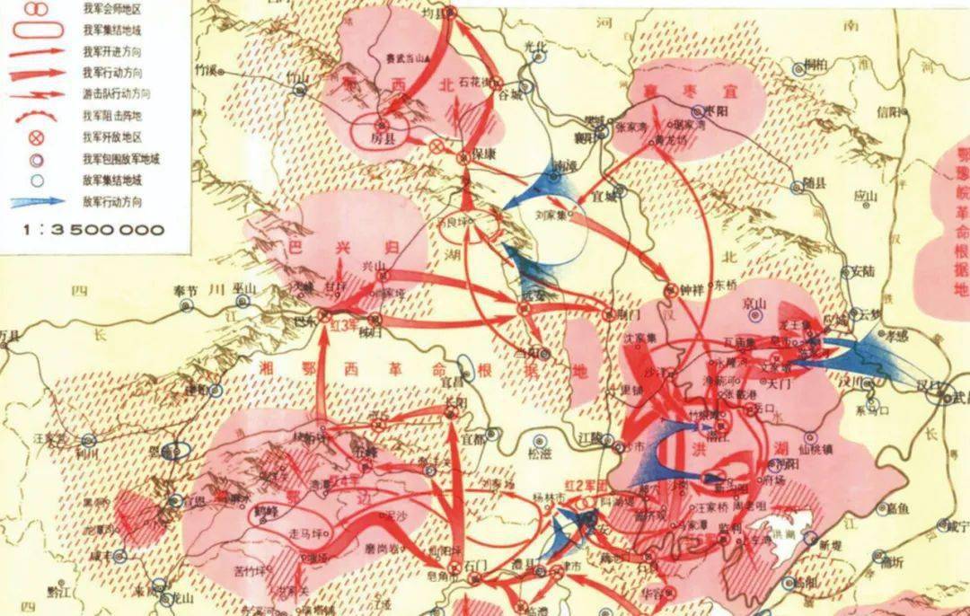 土地革命战争地图图片