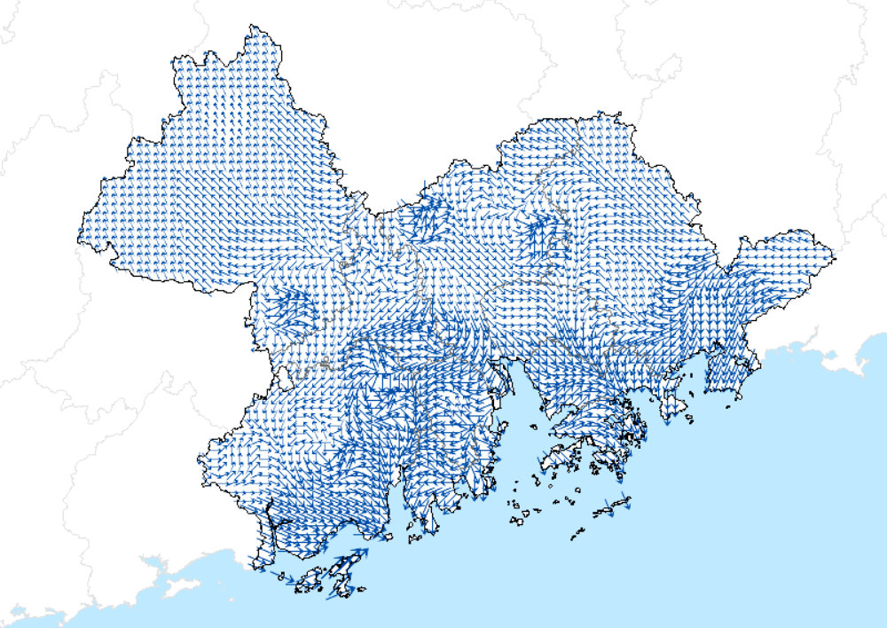 【乾貨】風場(流場)的arcgis模擬分析_數據