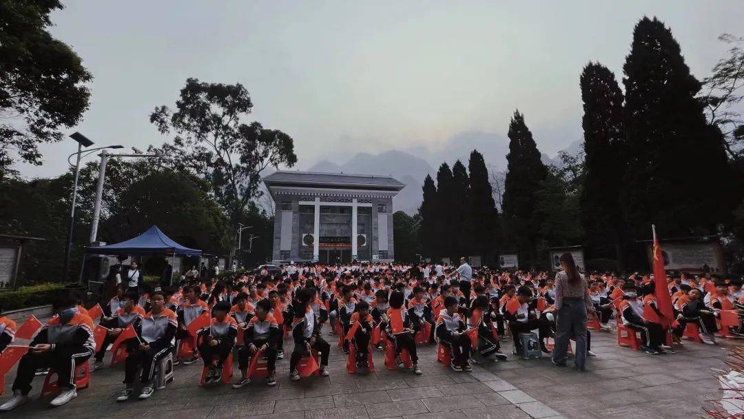 那坡中學開展清明祭掃活動德隆鄉中心小學開展清明祭掃參觀烈士陵園等