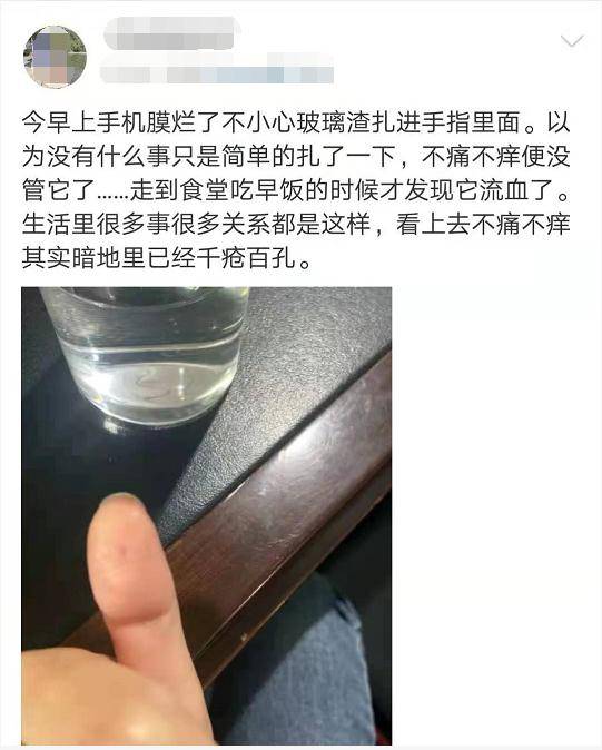 提醒鋼化膜對手機能起到保護作用,但非常堅硬,一旦碎裂