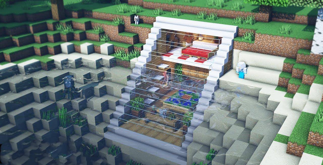 我的世界 游戏中玩家神奇的 脑洞 仙人掌也能用来盖房子 服务器