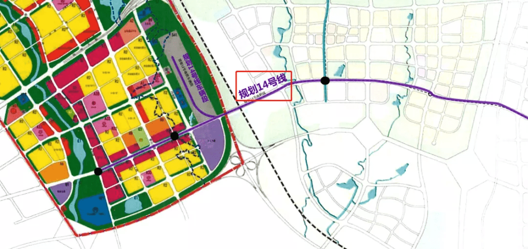 规划地铁14号线,从九龙湖新城往西沿宜春大街敷设,途径九龙湖西片区