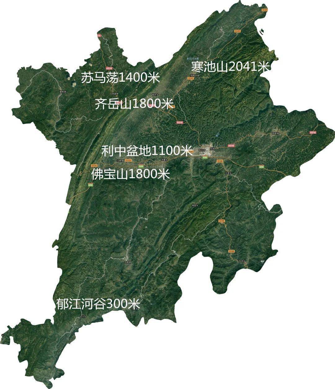 利川各乡镇地图图片