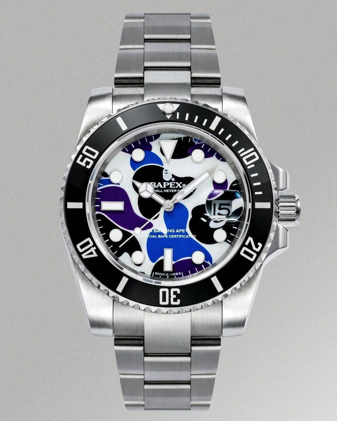 限量100枚bape黑水鬼手表积木熊曝光明日限量发售