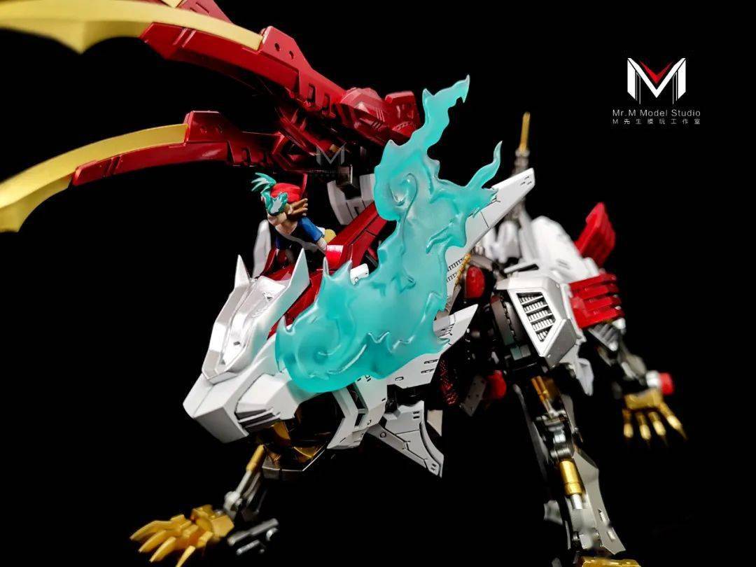 寿屋的荒野长牙狮,改色涂装_公众