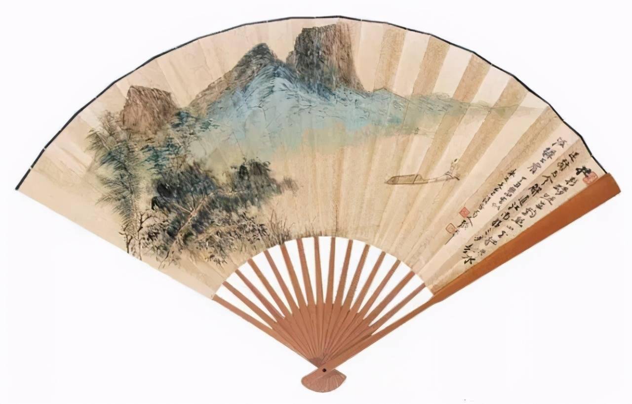 张大千扇面大全,美极了(二)