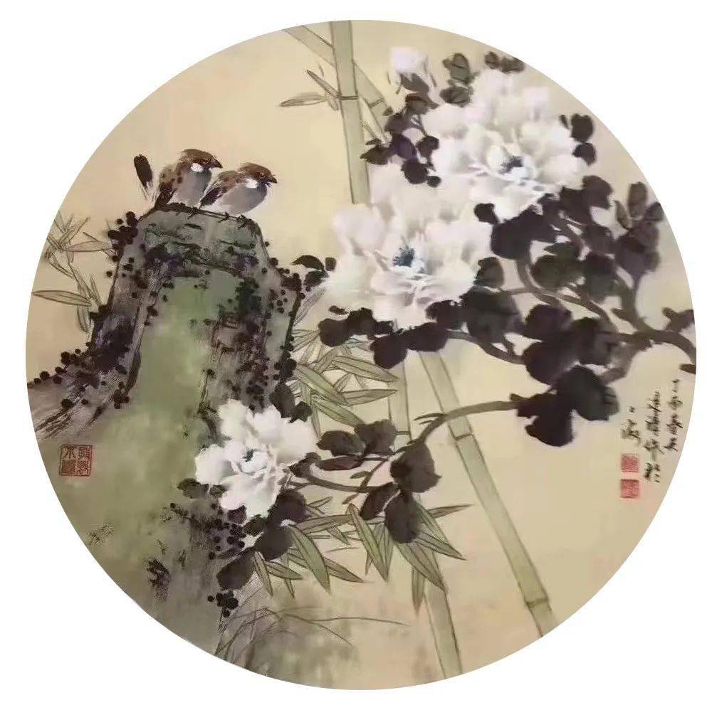 徐建清国画山水花鸟作品赏析