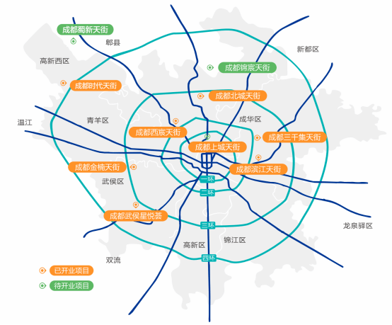 成都环路图图片