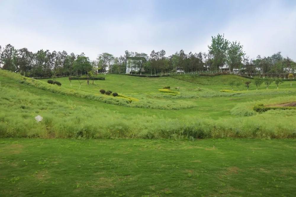 等你来踏青也同样有着一片大草坪临空商务区的航空小镇其实在重庆临空