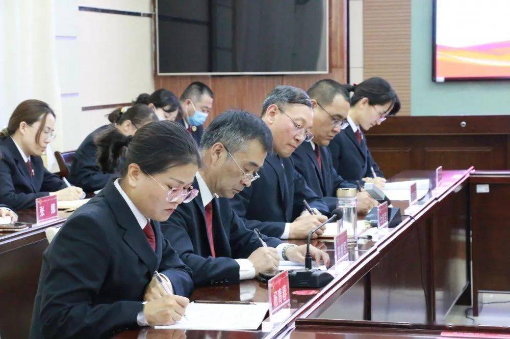 学党史强信念县委书记赵君到固阳县检察院调研指导工作