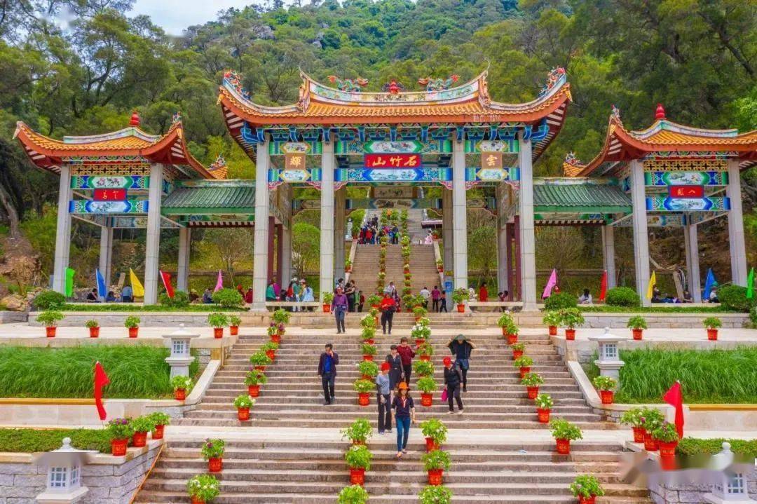 石竹山梦文化主题旅游节开幕啦!牡丹花海,惊艳全城!_福清
