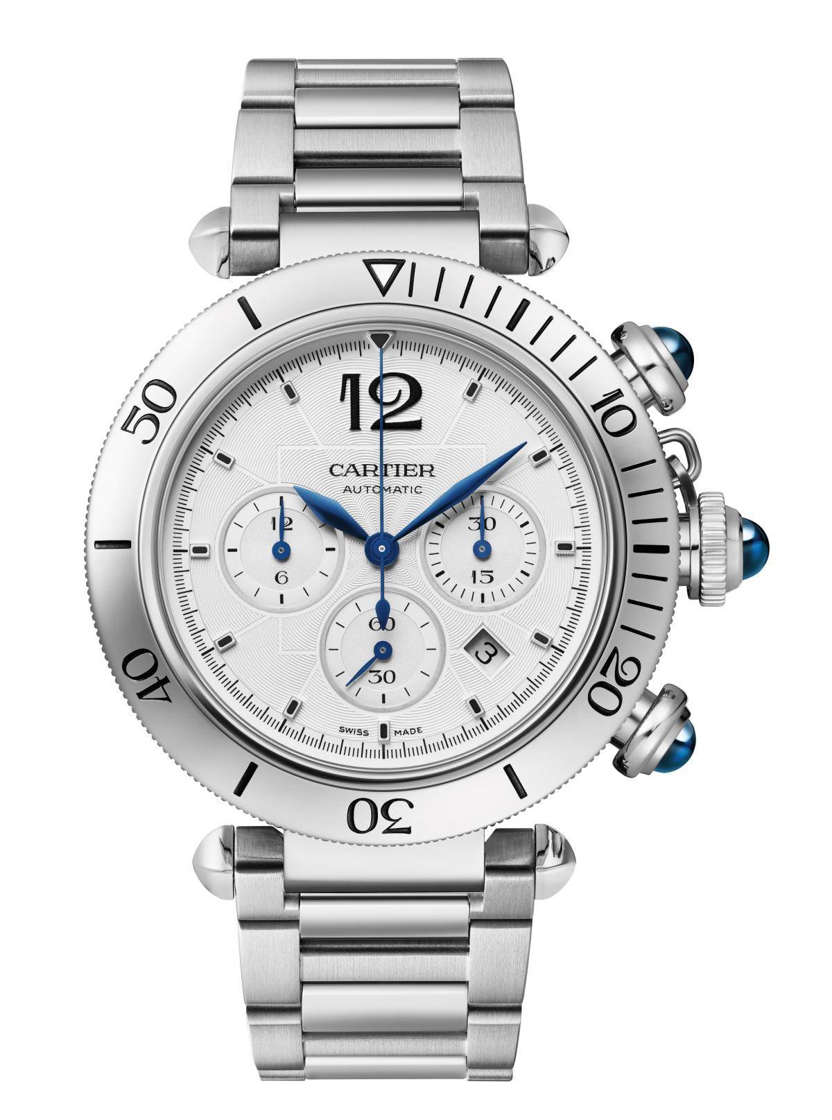 卡地亚自1985年推出pasha de cartier腕表以来,pasha腕表凭借鲜明的