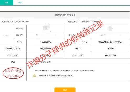 不久后，陈先生便收到了对方转账48万给自己的银行转账回单，但陈先生查