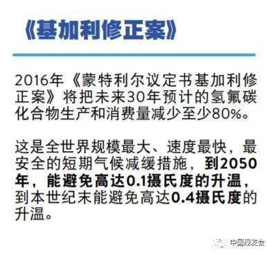 中国接受 基加利修正案 意味着什么 丨绿会国际部观察 碳化物