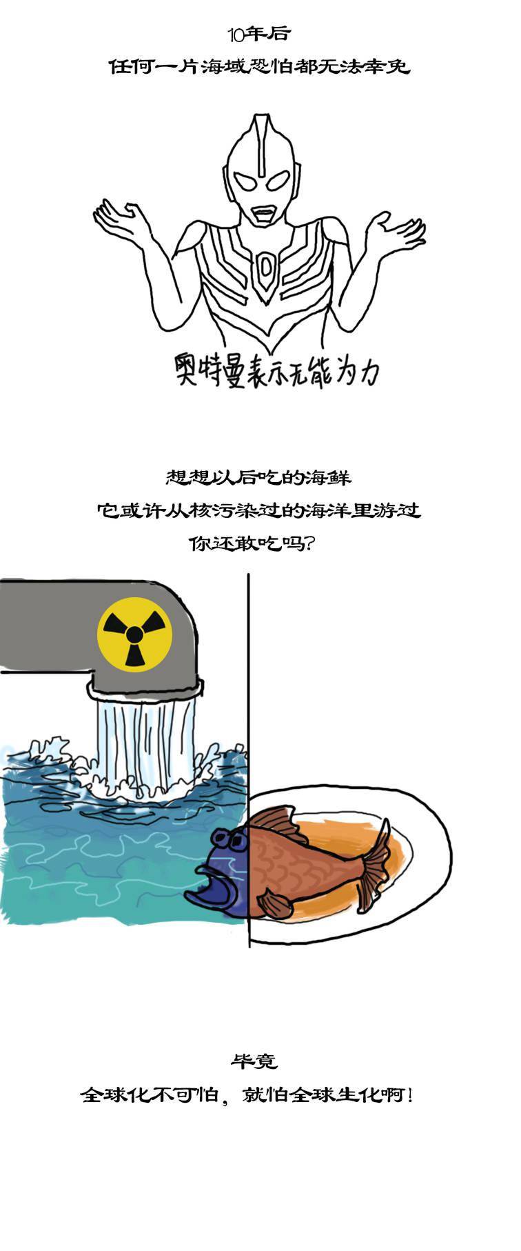 有画说日本将核废水排入大海会有什么后果海鲜还能吃吗你想知道的都在