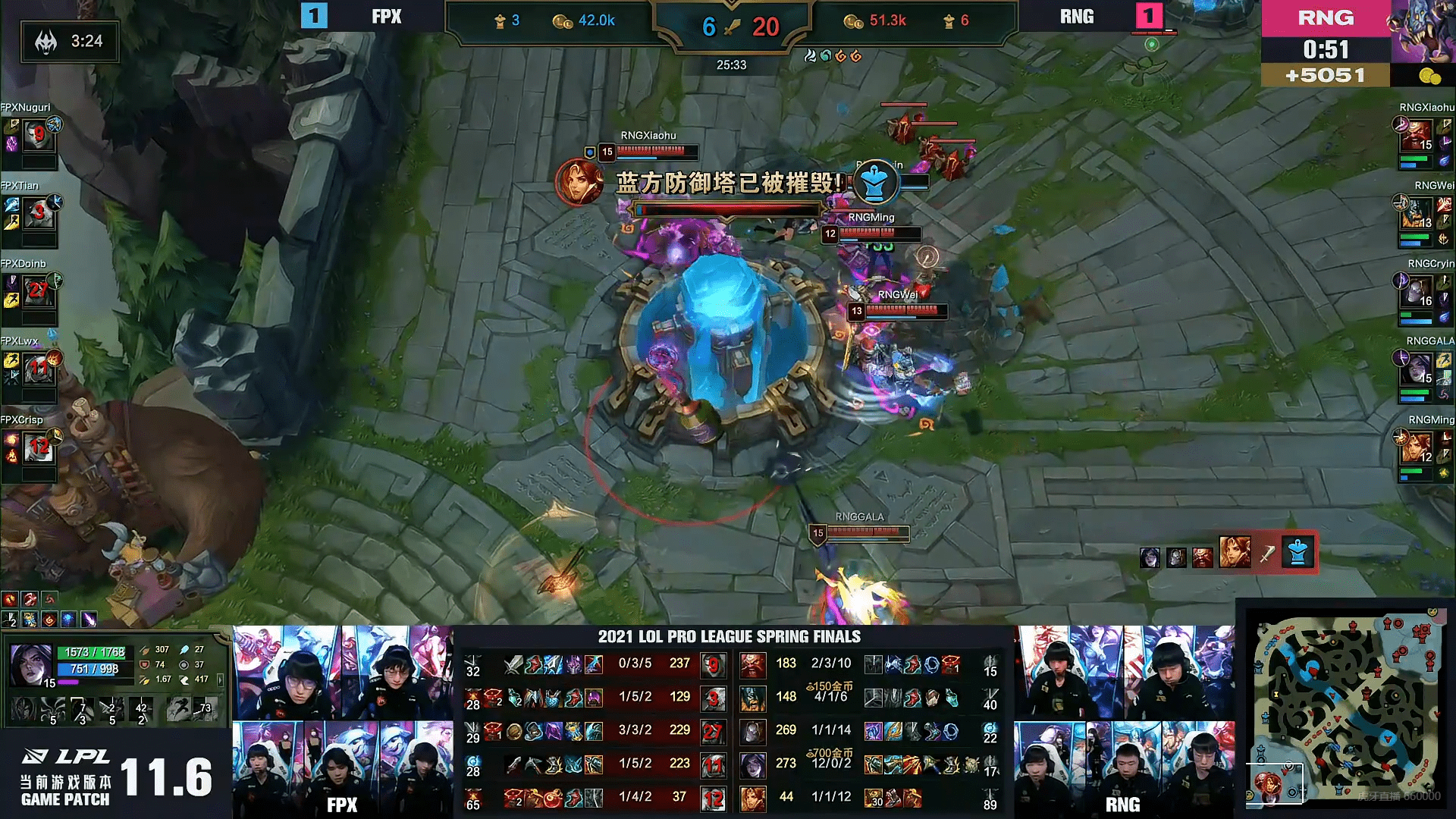 林炜翔致命失误造就bossgala卡莎五杀令凤凰折翼