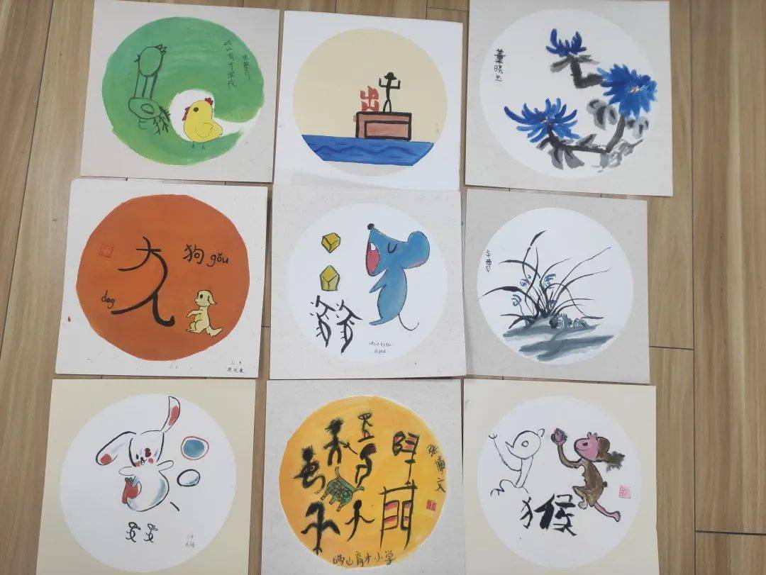 甲骨文识字小能手,甲骨文手抄报,甲骨文绘画古诗词,甲骨文创意书签