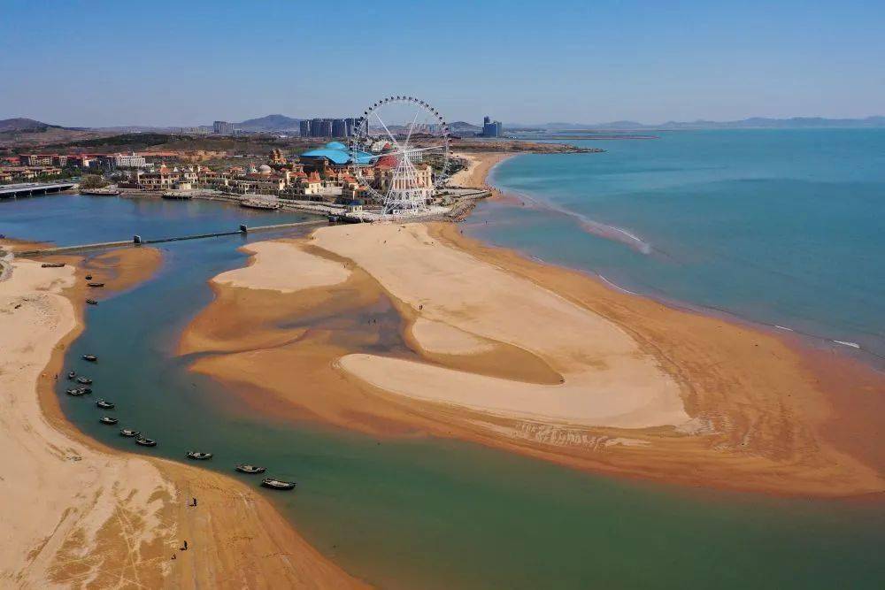 图文水绿滩净湾美即墨生态海岸引客来