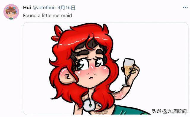 泰勒斯威夫特前男友哈里扮演小美人鱼女装很美我很喜欢