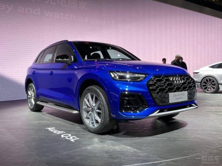 2021上海车展中期改款q5l亮相整体设计更运动