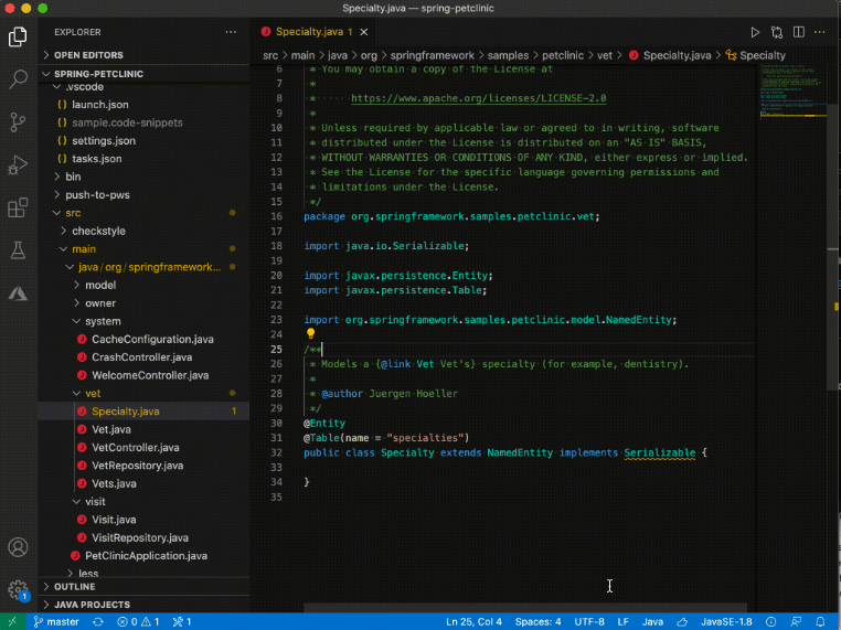 javaonvisualstudiocode的更新–2021年3月
