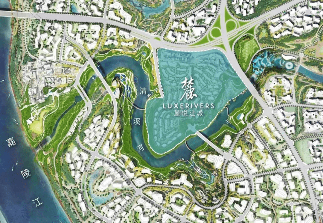 麓悦江城规划图片