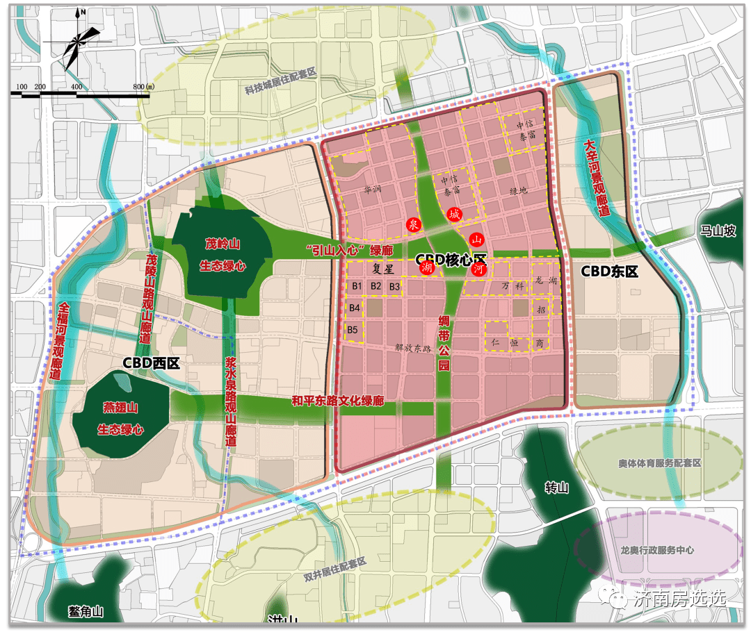 地鐵6號線從濟南西客站穿過大明湖,cbd,濟南東站.