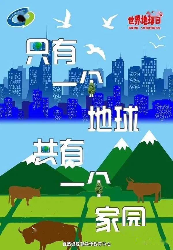 世界地球日主题修复我们的地球