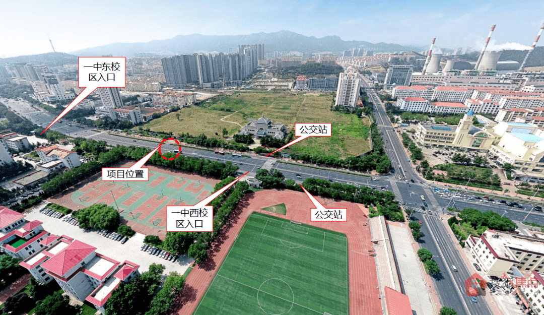 来了!威海一中南地块有新动静 高区将添新地标