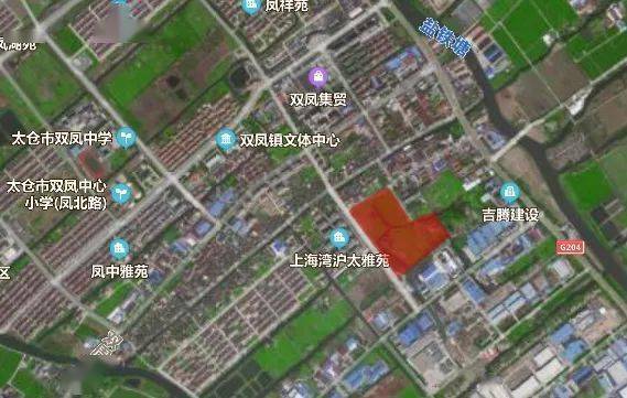 项目建设地点为 双凤镇中市路东,袁门泾北.