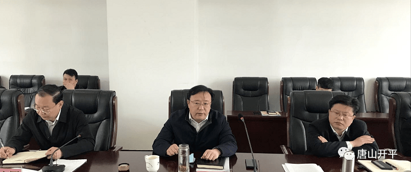 4月24日上午,开平区委书记张永新在开发区管委会主持召开全区重点项目